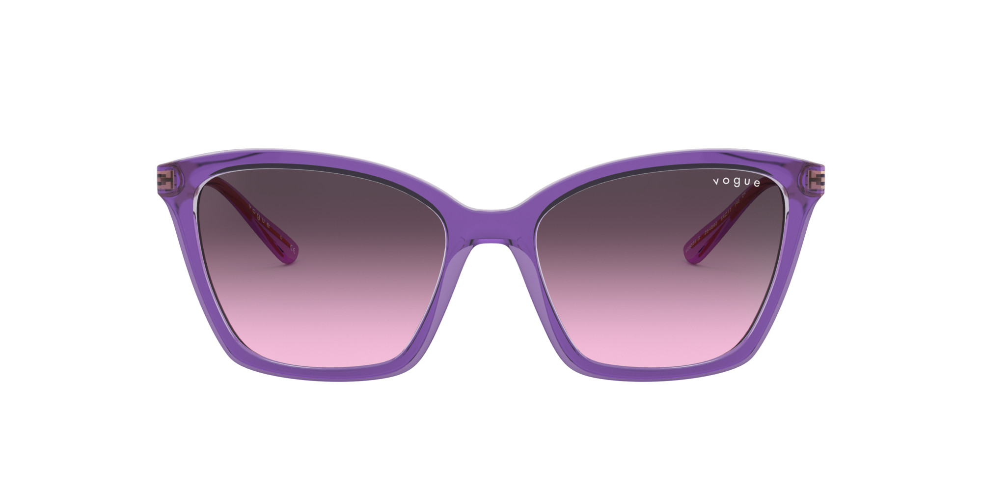 Occhiali da sole VO5333S - Viola Su Grigio Trasparente - Grigie Sfumate -  Nylon \u0026 Propionato | Vogue Italy