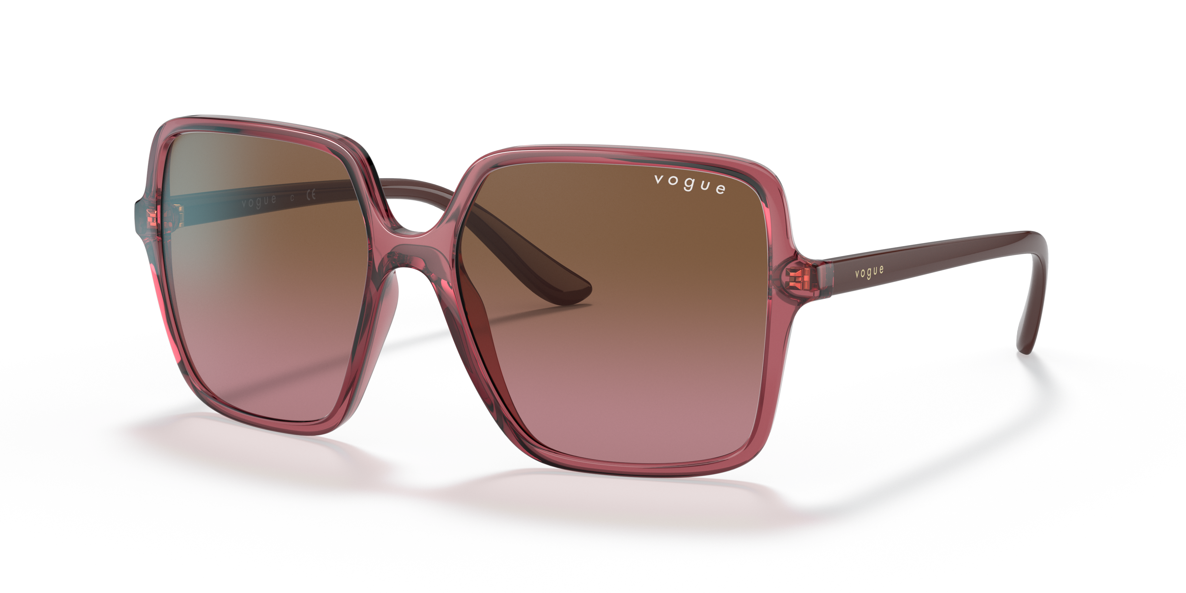 Occhiali da sole - Rosa Trasparente - Rosa Sfumate - Nylon \u0026 Propionato |  Vogue Italy