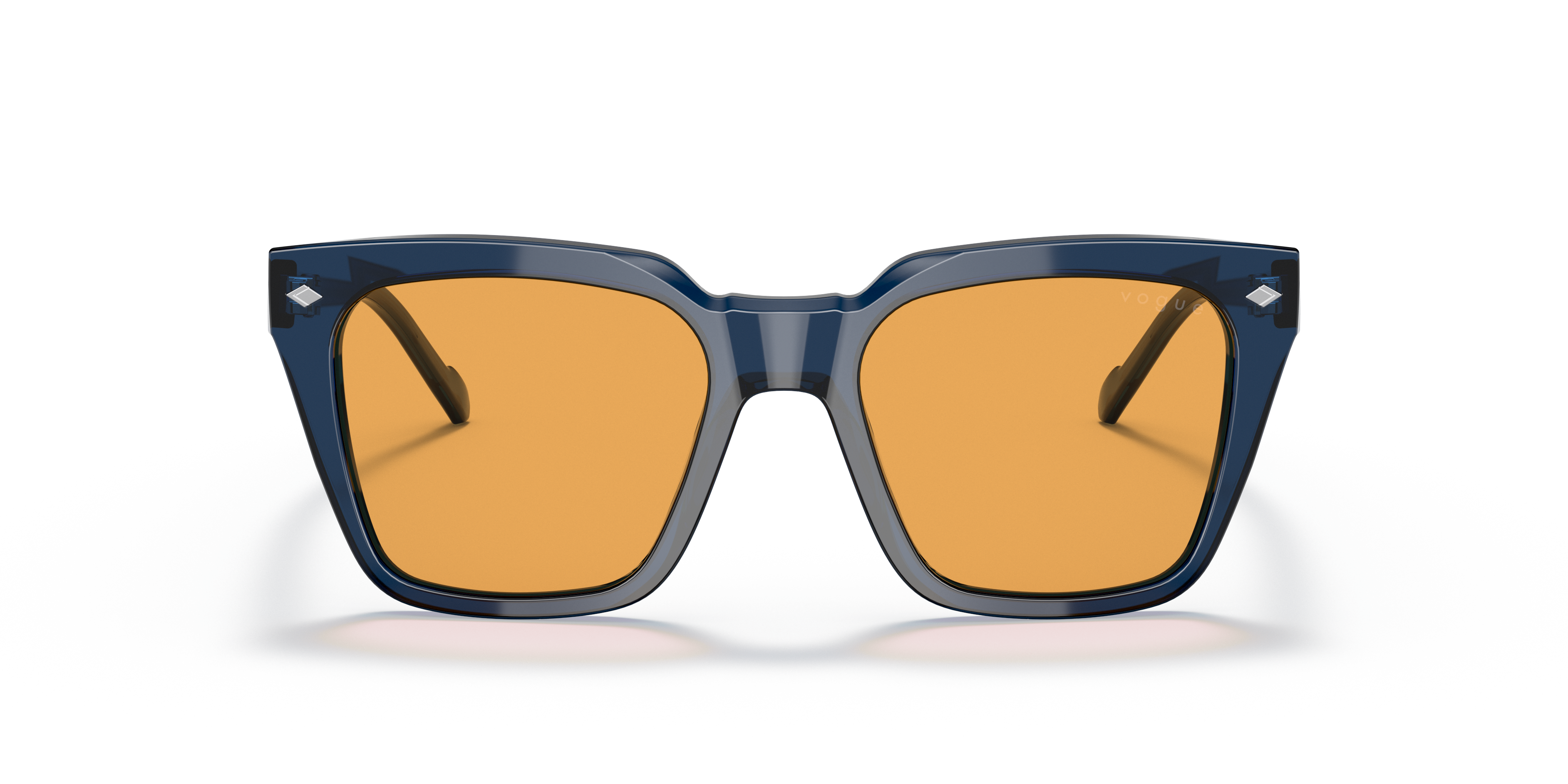 orange transparent sunglasses