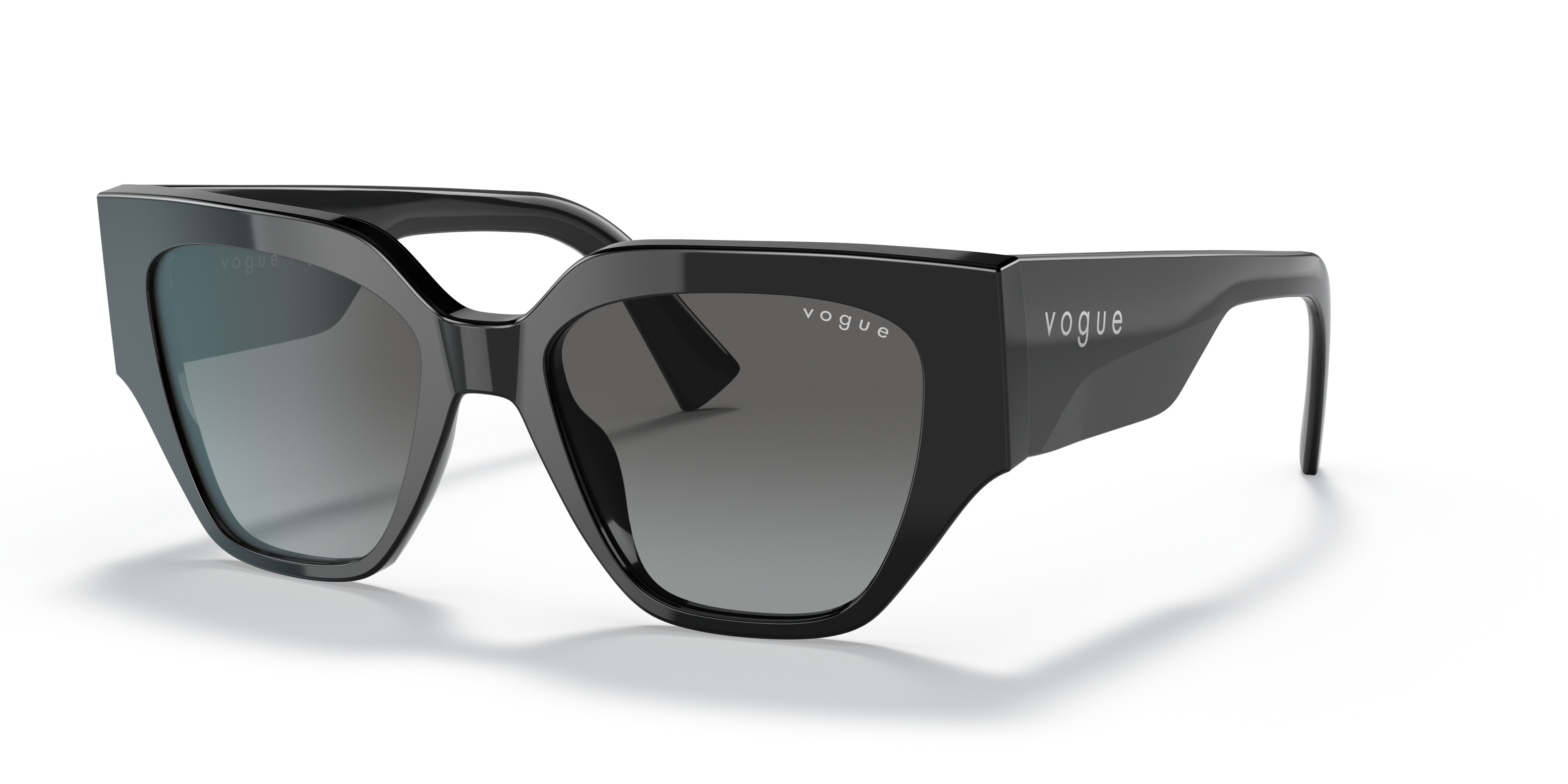 Occhiali da sole VO5409S - Nero - Grigie Sfumate - Acetato | Vogue Italy